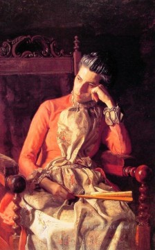ミス・アメリア・ヴァン・ビューレン リアリズム肖像画 トーマス・イーキンス Oil Paintings